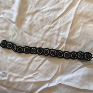 Tasha Navy Blue Jeweled Headband